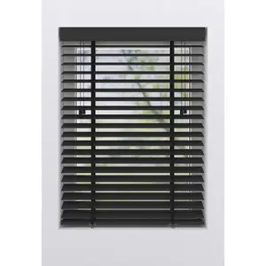 Штора «Мой дом» «Кассандра», (1 шт.), бамбук, зажимная опора со стопорным винтом My Home, цвет schwarz + schwarz + schwarz