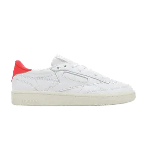 Кроссовки Reebok Wmns Club C 85 Vintage '40th Anniversary Pack - White Energy Red', белый