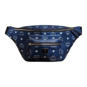 MCM Средний поясной рюкзак из искусственной кожи унисекс синий