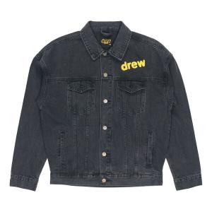 Куртка chenille mascot patch trucker jacket 'black' Drew House, черный