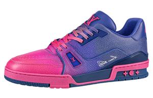 Кроссовки Louis Vuitton Trainer Skate, сиреневый/розовый