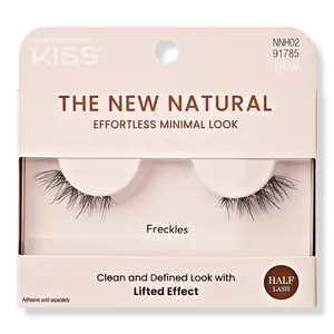 Новые натуральные накладные ресницы и веснушки Kiss
