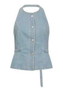 Топ ALBA HALTERNECK LE HAVRE - Blouse Ivy Copenhagen, цвет Denim Blue