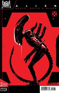 Alien Black, White & Blood #1 David Aja Variant Cover with Rated Comics Acrylic Backer (Rated Comics)