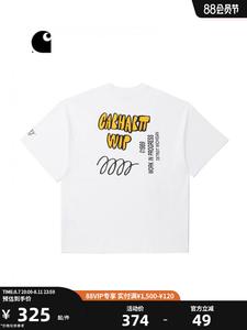 Футболка Carhartt WIP с логотипом в стиле комиксов, синий