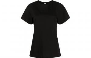 Хлопковая футболка с коротким рукавом TOTEME, черный