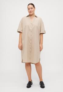 Джинсовое платье CARCOCO ONLY Carmakoma, бежевый