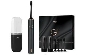Электрическая зубная щетка g1 для взрослых подарочный набор для пары BAIR, черный
