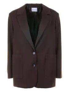 Блейзер с клапанами на карманах Cinque, коричневый