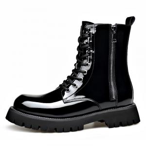 Короткие мужские ботинки Martin SHUPATE, Black Unlined