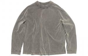 Футболка с длинными рукавами и круглым вырезом Acne Studios, черный