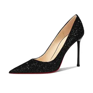 WOXXXN Туфли на высоком каблуке женские, черные