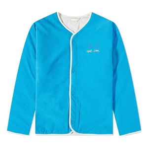 Куртка Men's Air Jordan x Union Crossover Solid Color Printing Logo reversible Long Sleeves Jacket US Edition Blue / Gray, синий