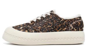 LI-NING 1990 LI NING 1990 Lost Chain Антискользящие устойчивые к истиранию низкие скейтбордские кроссовки женские черно-коричневые, цвет Black/Brown