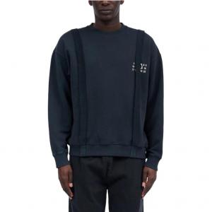 Свитшот с принтом в виде цифр MM6 Maison Margiela, черный