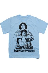 Футболка с коротким рукавом для детей "Принцесса-невеста" с надписью "Невероятно" Gildan, светло-голубой