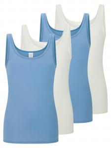 SCHIESSER Майка 'Modal Essentials' в светло-голубом цвете