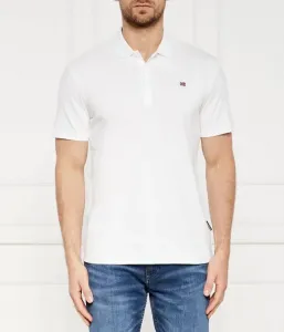 Поло EALIS regular fit Napapijri, белый