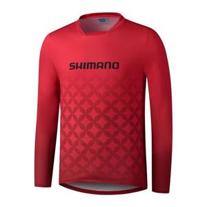 SHIMANO MYOKO LS Джерси с длинным рукавом, красный, цвет rot