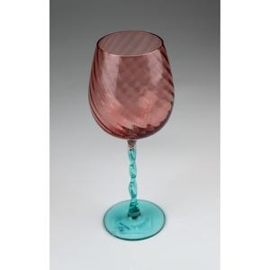Бокалы для вина Ручная работа, комплект из 3 шт. Am Design, розовый/синий