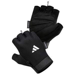 Спортивная перчатка из полиамида и эластана с крупным логотипом Unisex LINING, черный