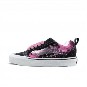 Vans Knu Skool устойчивые к истиранию низкие кроссовки для скейтбординга унисекс black pink