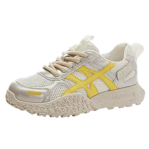 D FUSE SCANDINAVIA нескользящие, устойчивые к истиранию, легкие, дышащие низкие кеды женские D:FUSE SCANDINAVIA, желтый