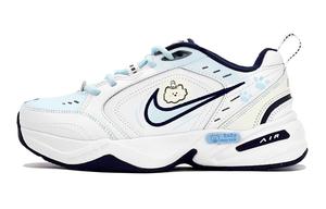 Кроссовки Nike Air Monarch 4 Chunky Sneakers Unisex Low-top White, синий/белый