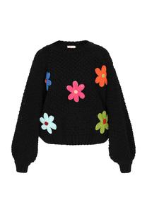 Большой свитер IZIA, черный