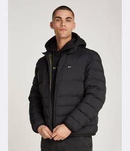 Пуховик мужской Tommy Jeans короткий стеганый, черный