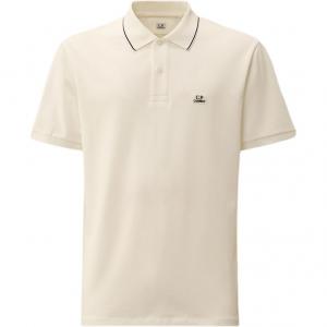 Поло с нашивкой C.P. Company Logo C.P.Company, белый