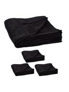 Одеяло relaxdays 4x Kuschel, черный