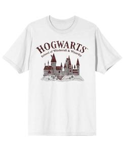 Футболка с коротким рукавом "Hogwarts Play on" белого цвета, размер 5XL Harry Potter, White