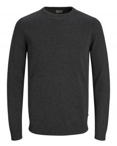 Джемпер Jack & Jones хлопковый, серый