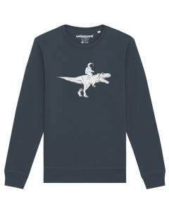 Свитер Watapparel Sweatshirt Astronaut on T-Rex, антрацит