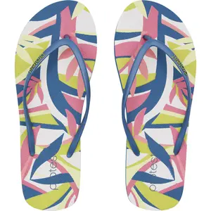 Salva Protest женские шлепанцы, синий/зеленый