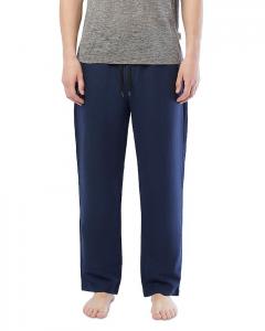 Льняные брюки на резинке Onia, синий