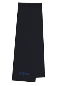 Шарф BOSS Elios, синий/темно-синий