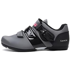 Велосипедные туфли с низким верхом, дышащие, износостойкие, с защитой от скольжения, серые, унисекс SANTIC, Gray