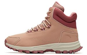 Женская обувь Lifestyle с высоким берцем Granule Powder / Plum Red / One Degree Gray Anta