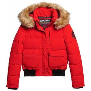 Пуховик Superdry Everest Bomber, красный