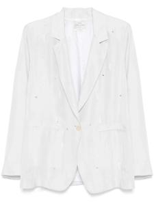 Пиджак с кристаллами Forte Forte, серый