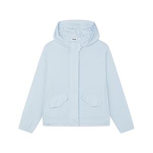 Куртка женская светлая бело-голубая FILA