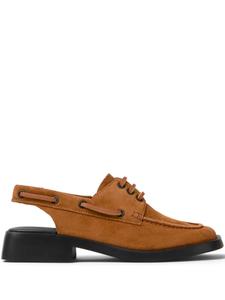 Camper туфли Dana с ремешком на пятке, коричневый