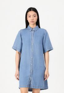 Платье Object OBJFRAME DRESS , Light Blue Denim/Light-Blue Denim