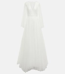 Свадебное платье из тюля Costarellos, белый