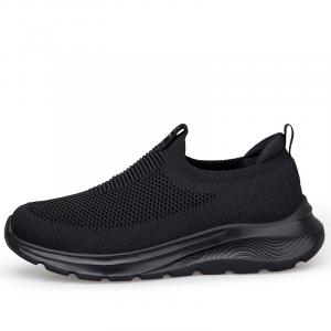 YUZHAOLIN Антискользящие износостойкие низкие повседневные кроссовки унисекс черные, цвет Black