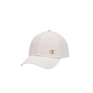 Champion Хлопковая бейсболка унисекс, Milk White