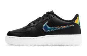 Кроссовки Nike Air Force 1 Low LV8 Digital Swoosh Black GS