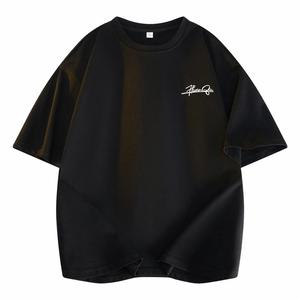 Футболка унисекс HUANQIU, темно-синий (фирменный логотип HUANQIU на груди)